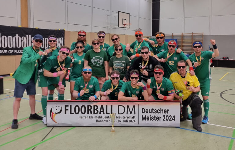 Floorball Turtles werden Deutscher Meister im Kleinfeld