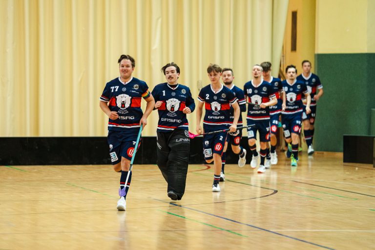 Starke Auftritte, aber kein Sieg – Floorball-Wochenende in BB