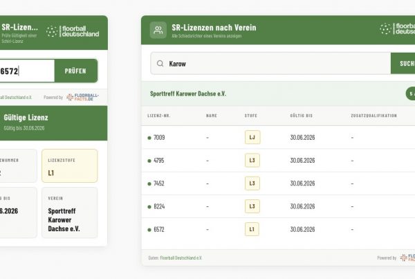 Neue Lizenz-Checker-Tools von FloorballBB- Powered by Floorball-facts.de