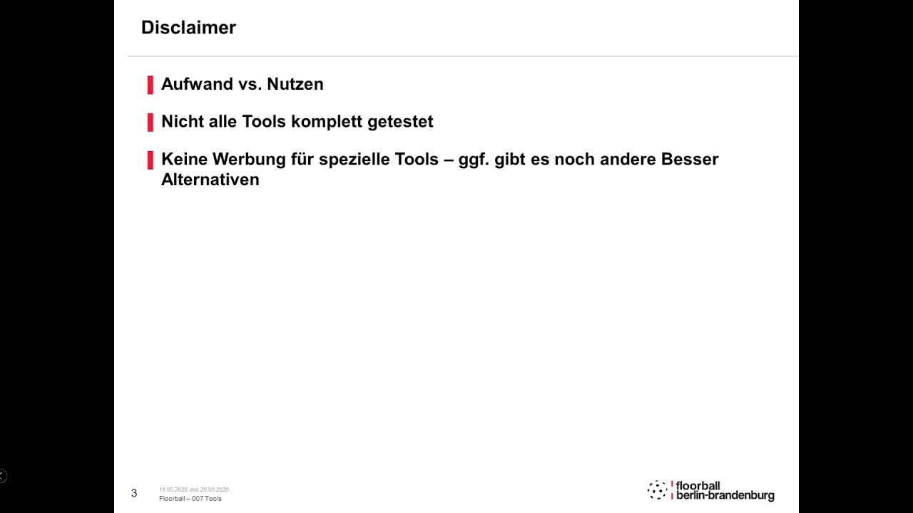 Kurs 007 Tools - 0. Einleitung