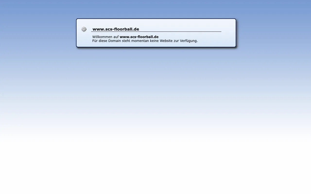 Startseite der Website von SC Siemensstadt e. V. (Screenshot vom 22.10.2026)